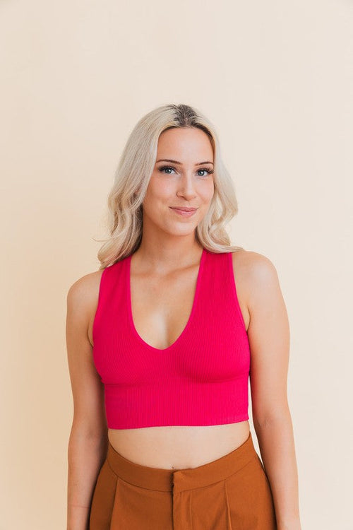 Ultra Comfy Everyday Ribbed Crop Tank Top