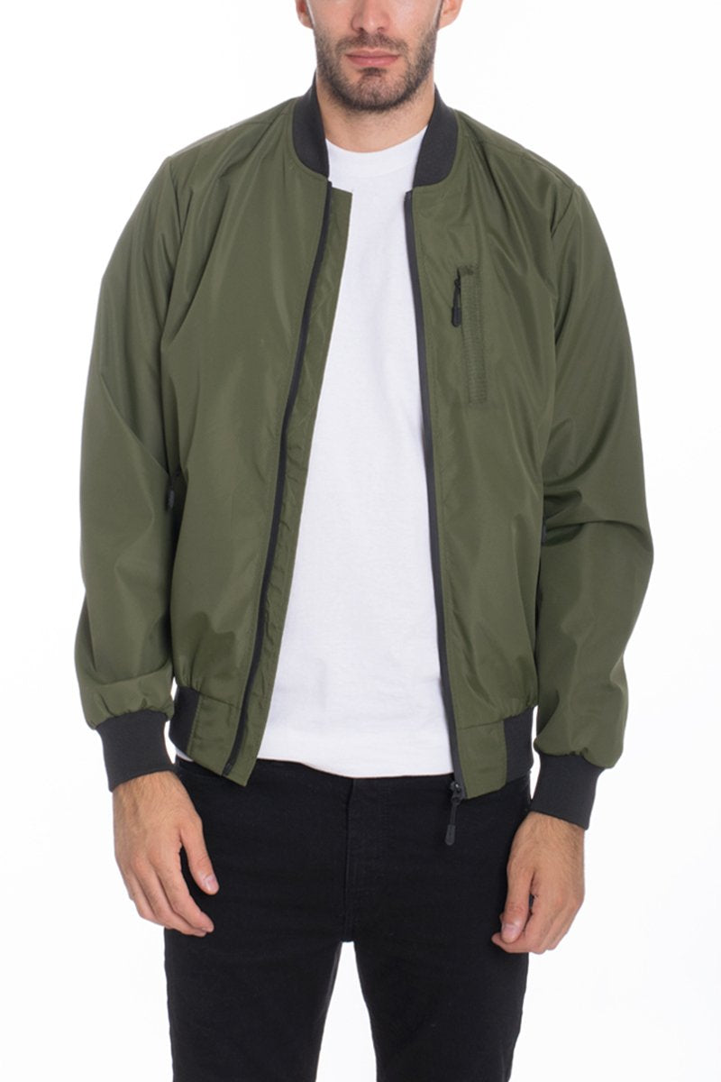 Men's Vinyl Waterproof Windbreaker Activewear