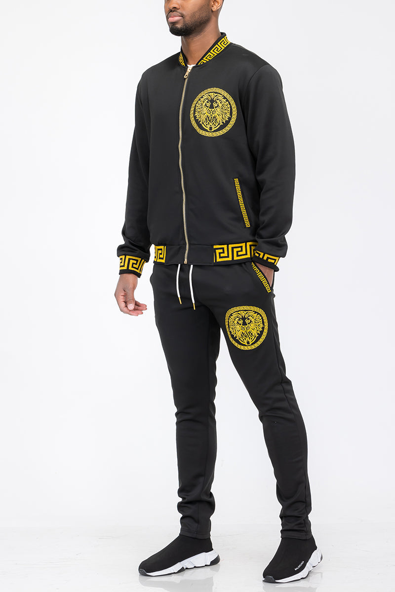 Men's Lion Head Track Set
