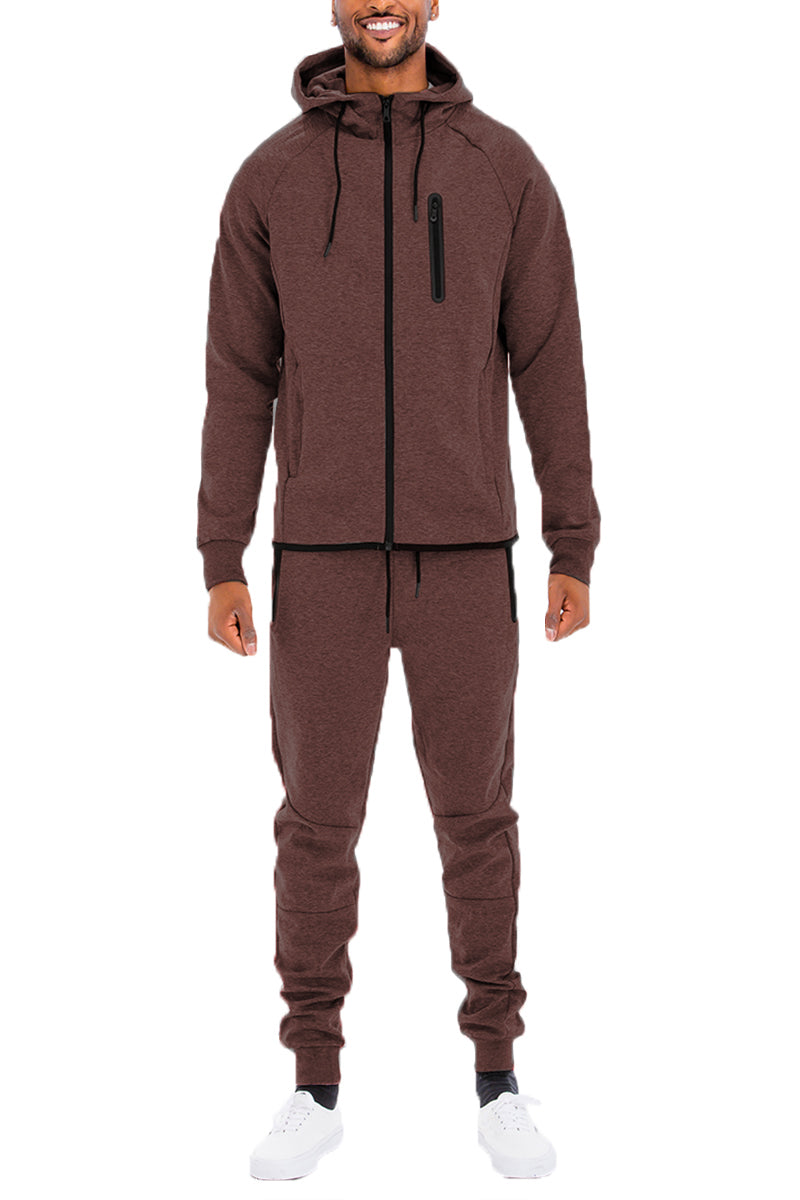 Men's Dynamic Solid Sweat Set