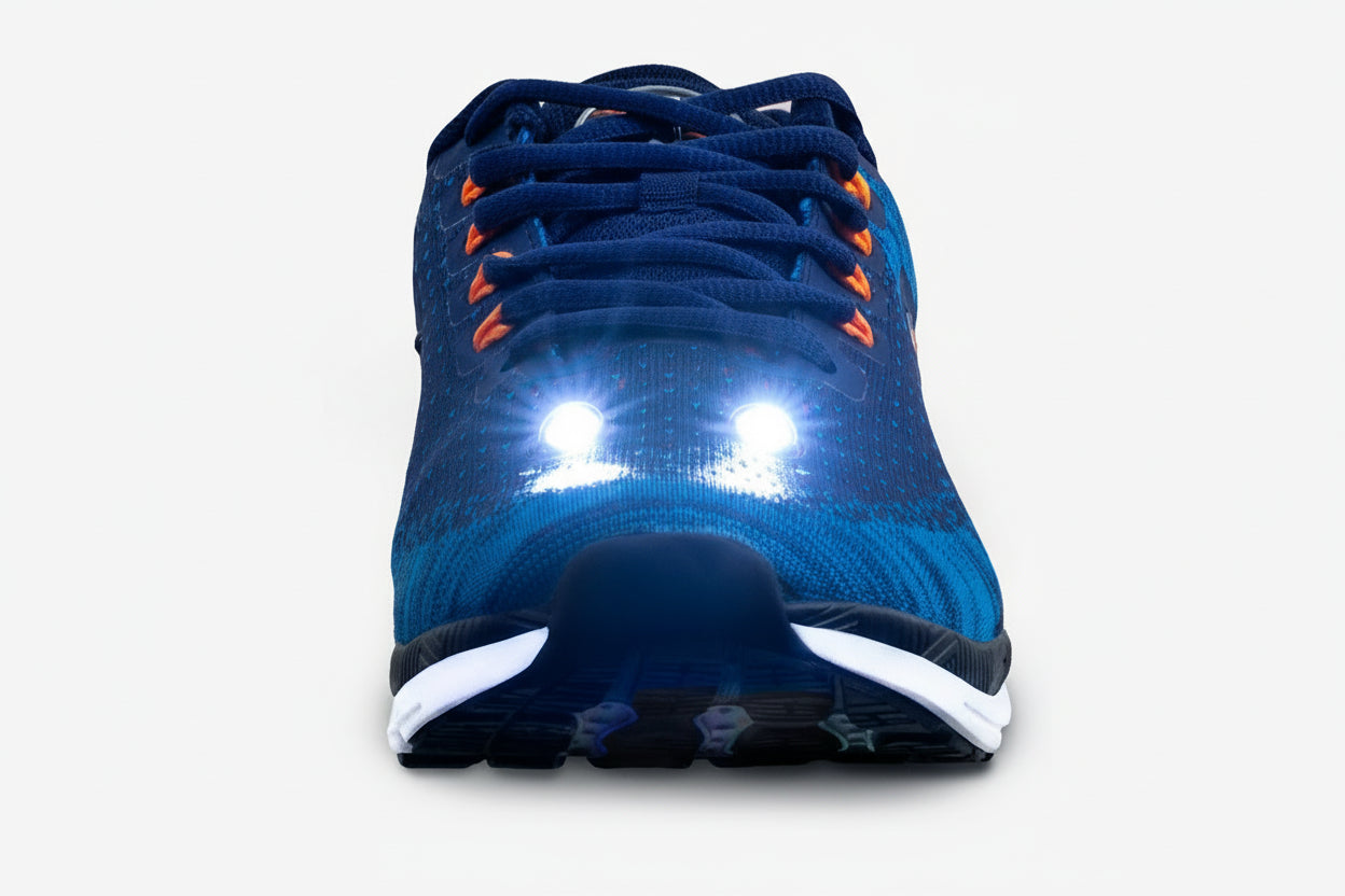 Men's Night Runner Shoes with Built-in Safety Lights