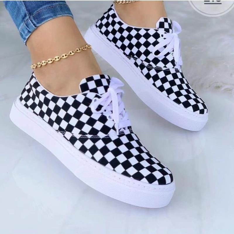 Women Fashion Graffiti Sneakers Trainers Shoes