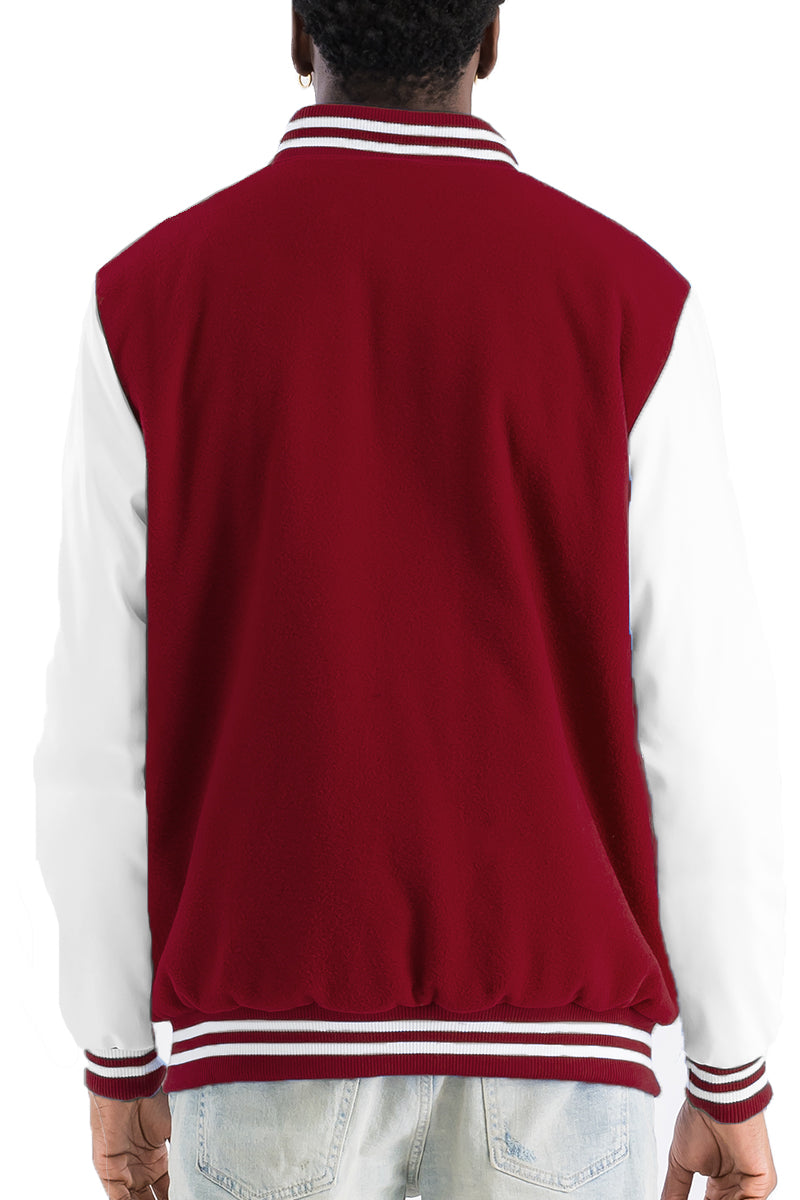 Melton Men's Letterman Jacket