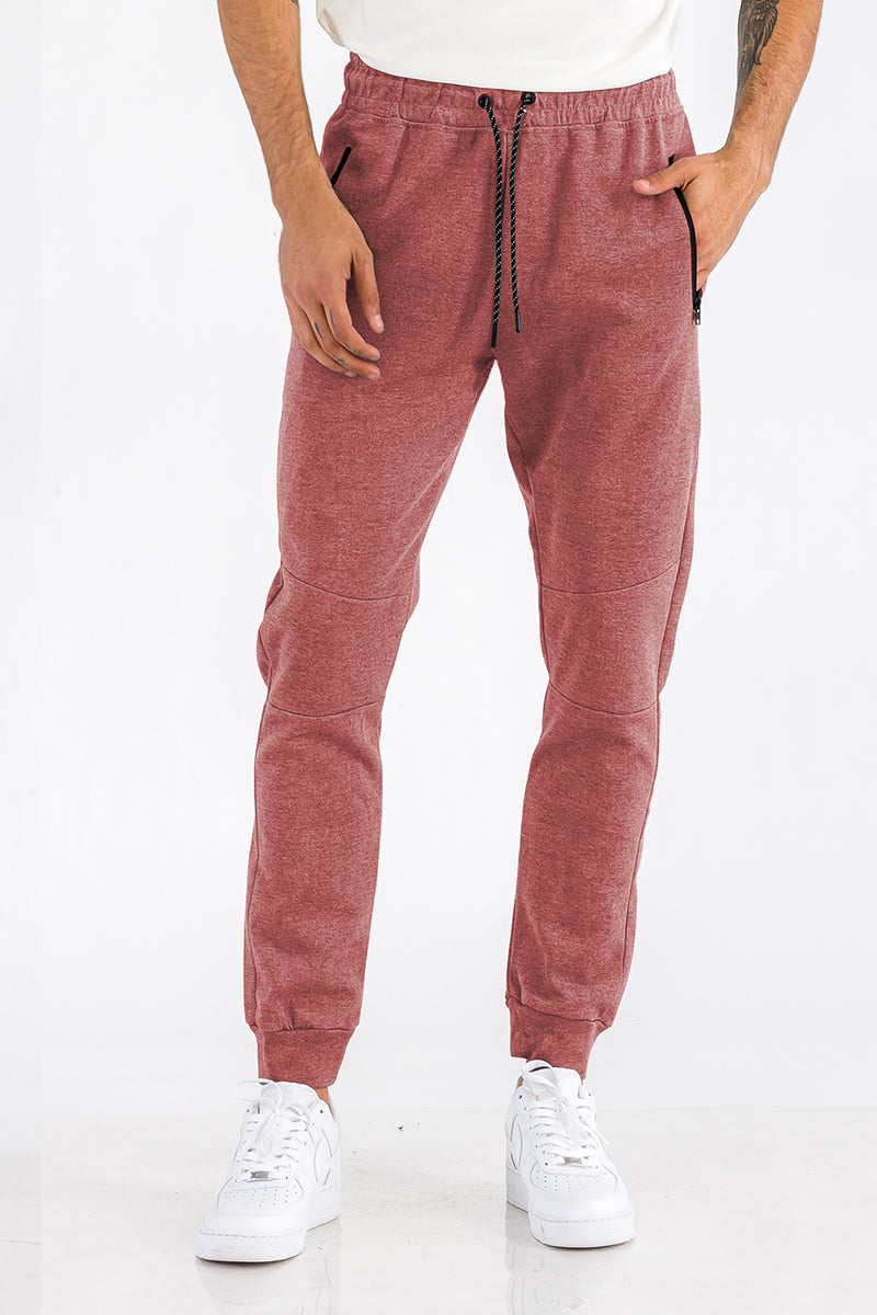Rose Gold Men’s Heathered Cotton Sweatpants