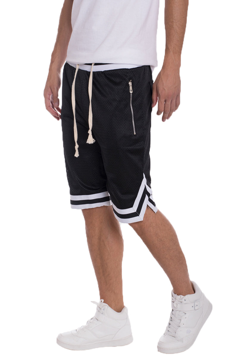 Men's Two-Piece Mesh Jersey T-shirt and Basketball Short Set