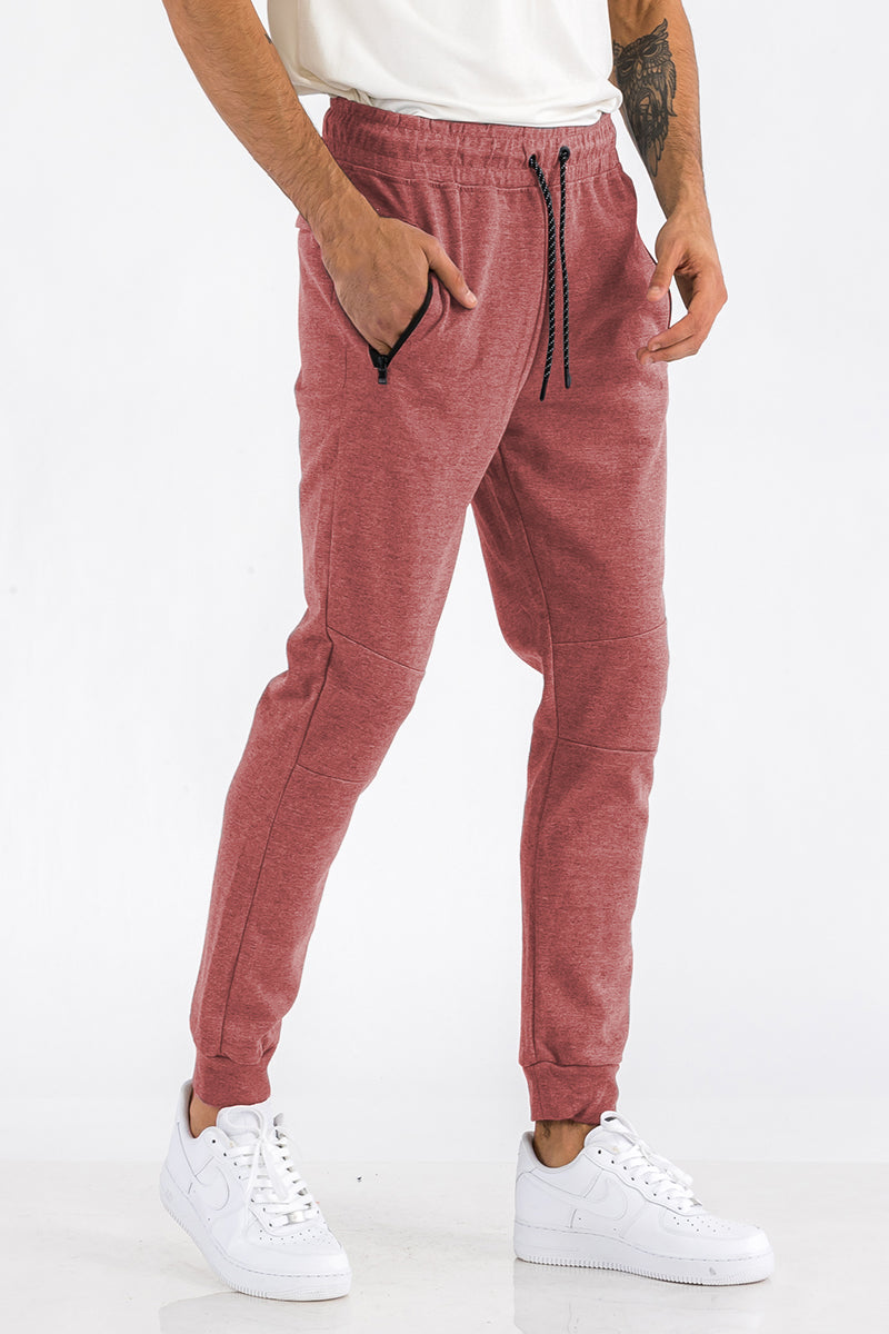 Rose Gold Men’s Heathered Cotton Sweatpants