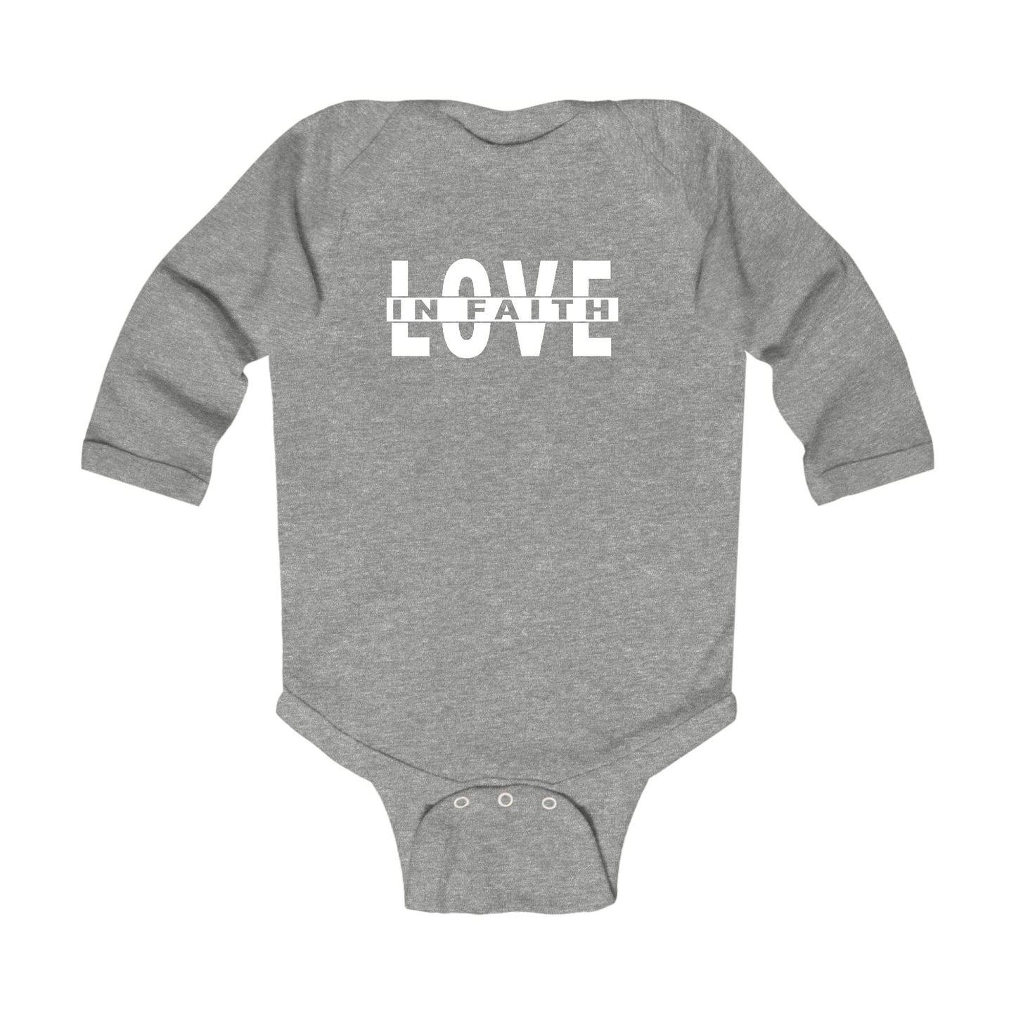 Infant Long Sleeve Graphic T-shirt, Love in Faith-4