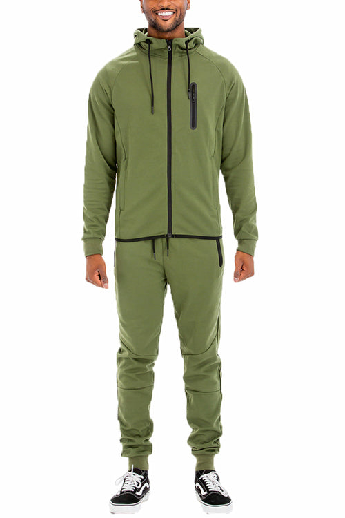 Men's Dynamic Solid Sweat Set