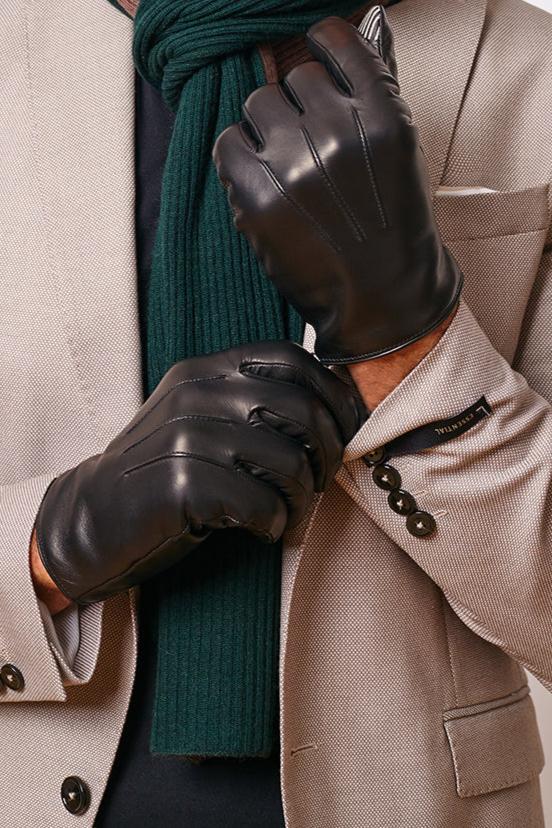 MEN'S TECH LEATHER GLOVES-0