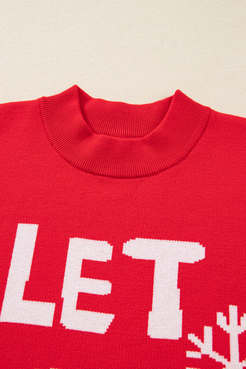 LET IT SNOW Christmas Holiday Sweater