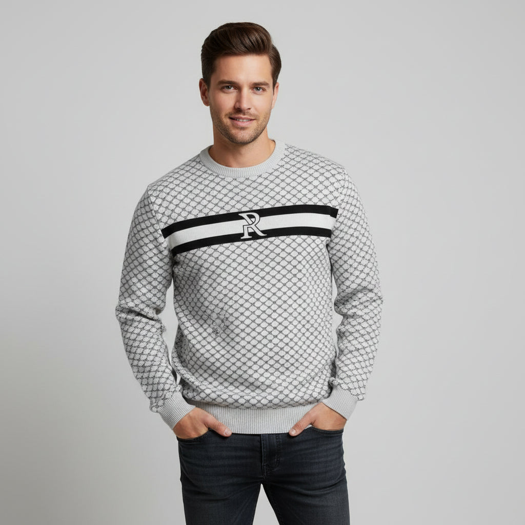 Rose Paulino Official Mens Polar White Sweater