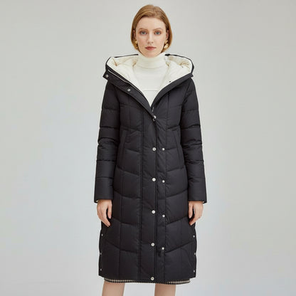 Hooded parkas coat women New warm cotton long winter coat jacket