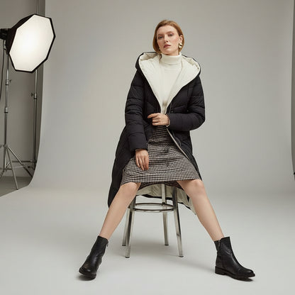 Hooded parkas coat women New warm cotton long winter coat jacket