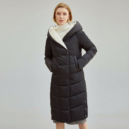 Hooded parkas coat women New warm cotton long winter coat jacket