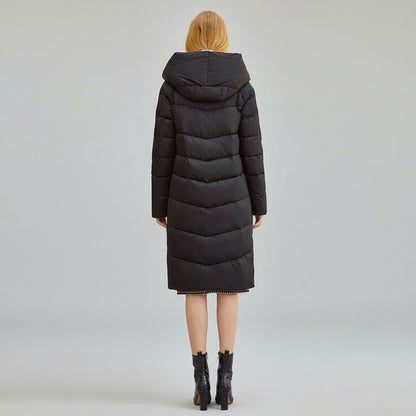 Hooded parkas coat women New warm cotton long winter coat jacket