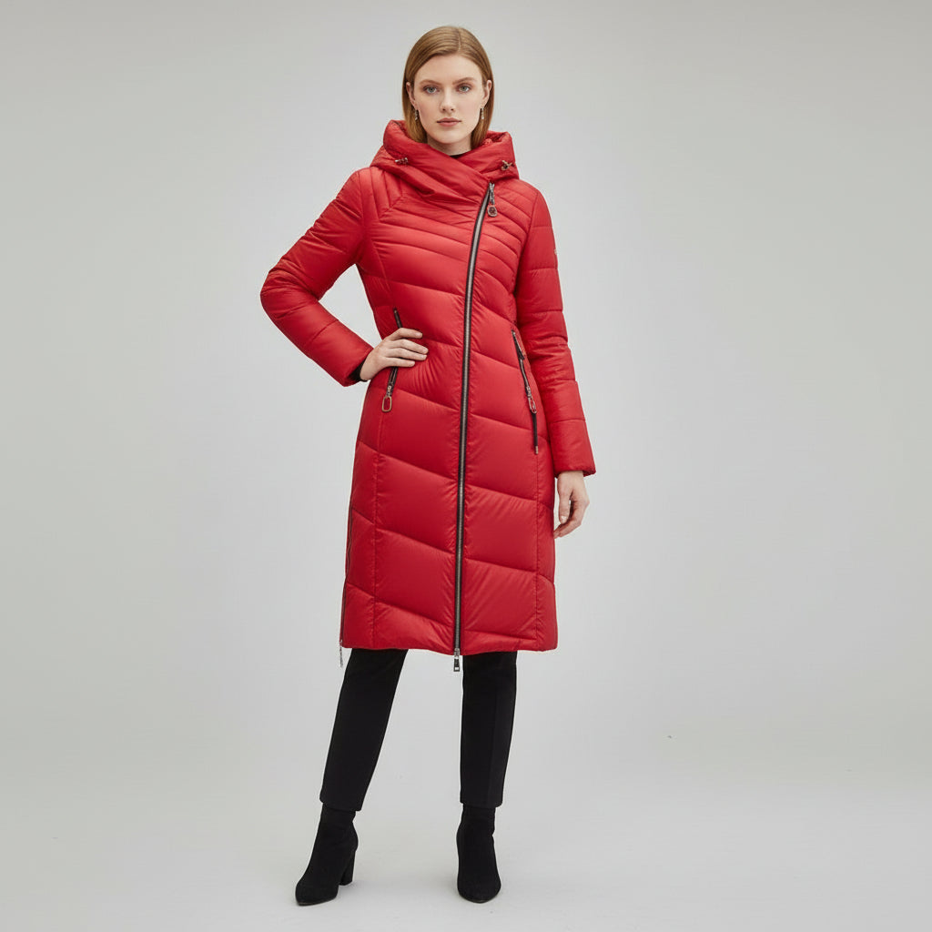 Warm Women Jackets With Elegant Parkas Jacket