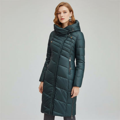 Warm Women Jackets With Elegant Parkas Jacket