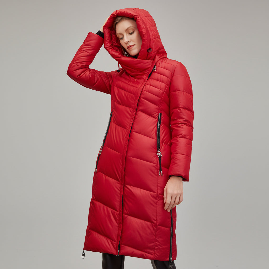 Warm Women Jackets With Elegant Parkas Jacket