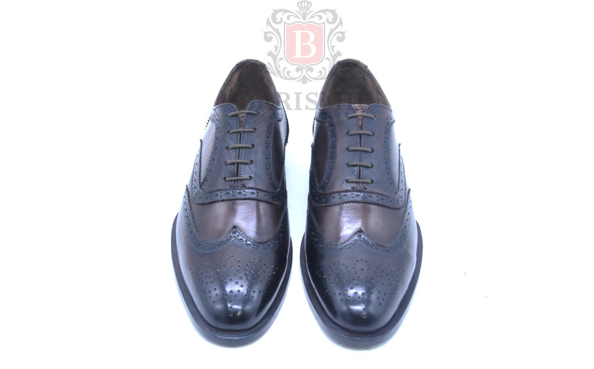 Dublin III - Two-tone Wingtip Oxfords-1