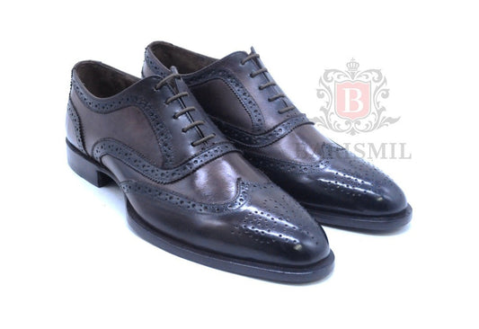 Dublin III - Two-tone Wingtip Oxfords-0