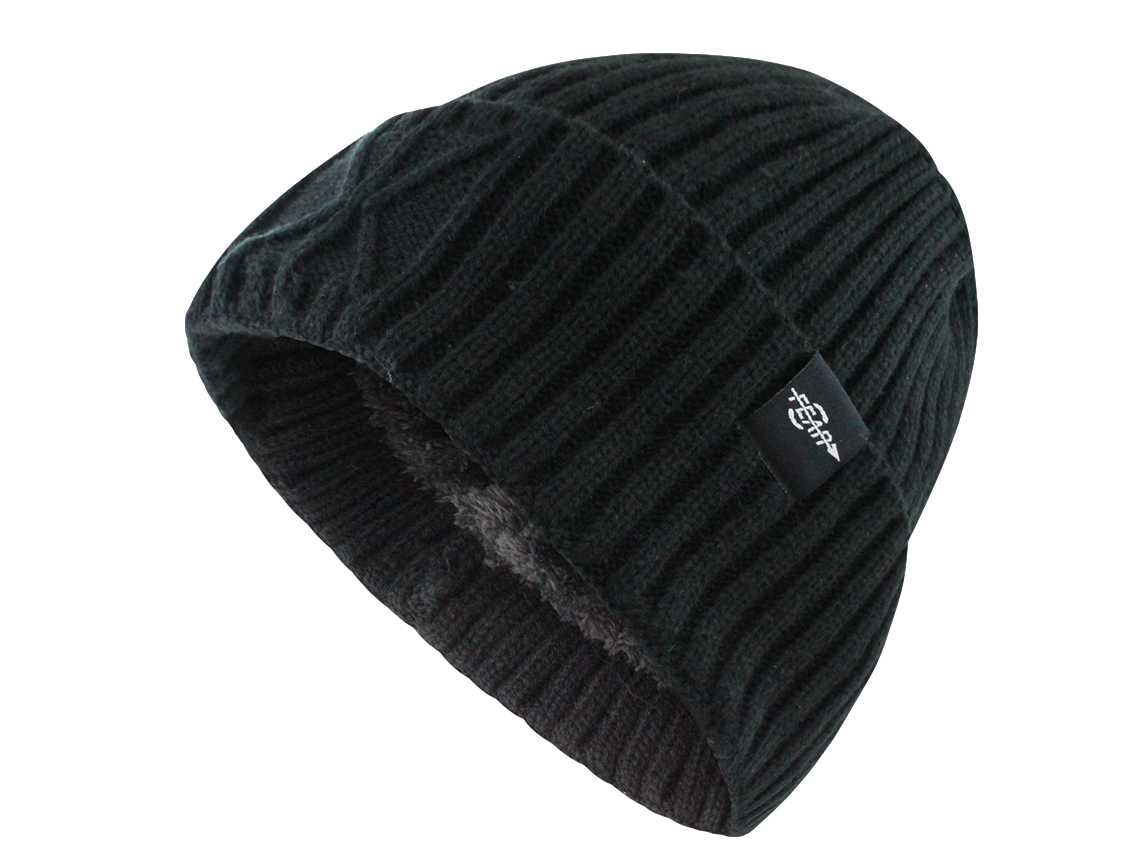 Warmest Watch Cap Black Plush Insulated Tactical Beanie Hat Warm Wool Insulated-0