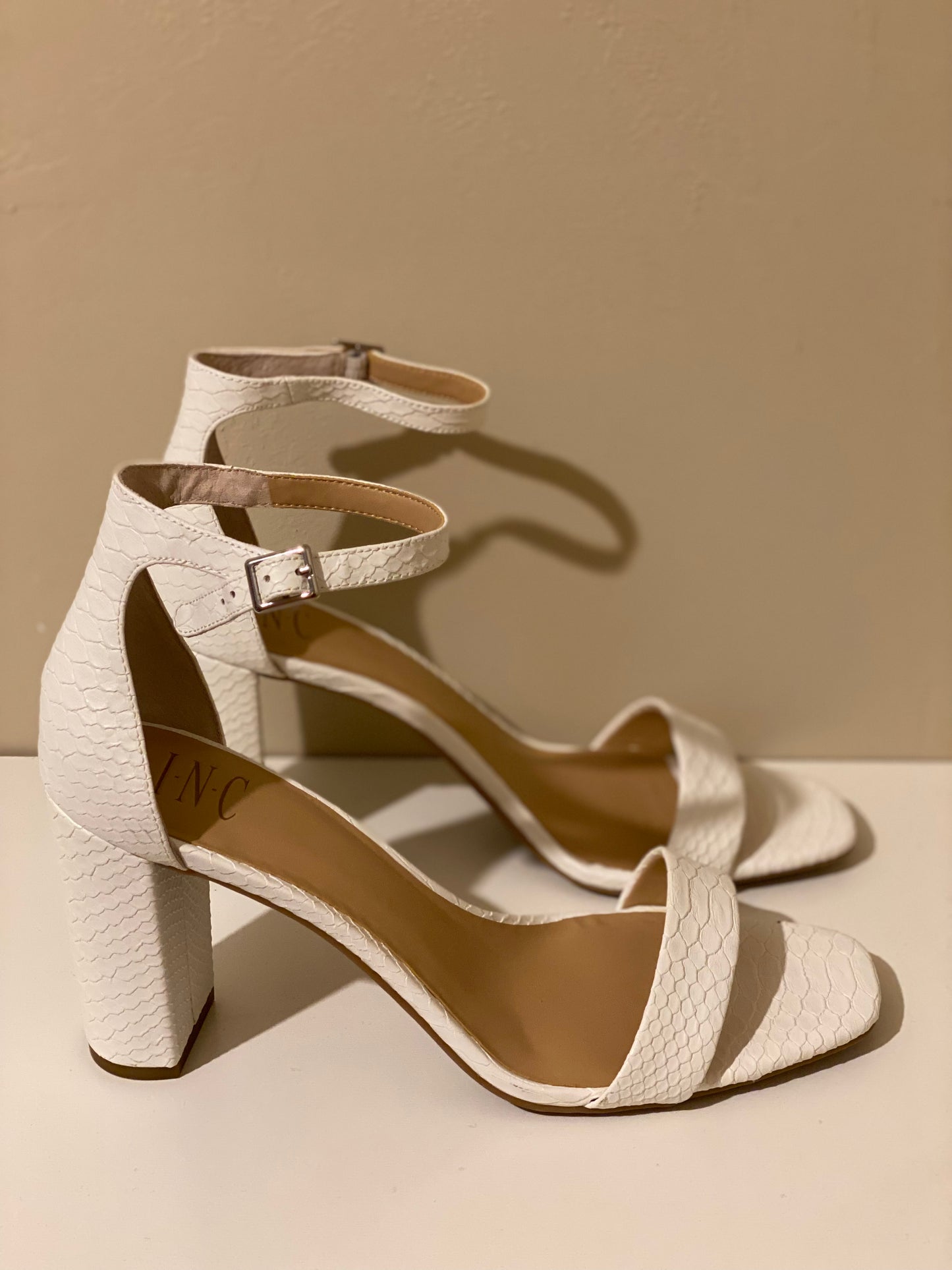 Women's Lexini Two-Piece Sandals, Block Heel Size 10M