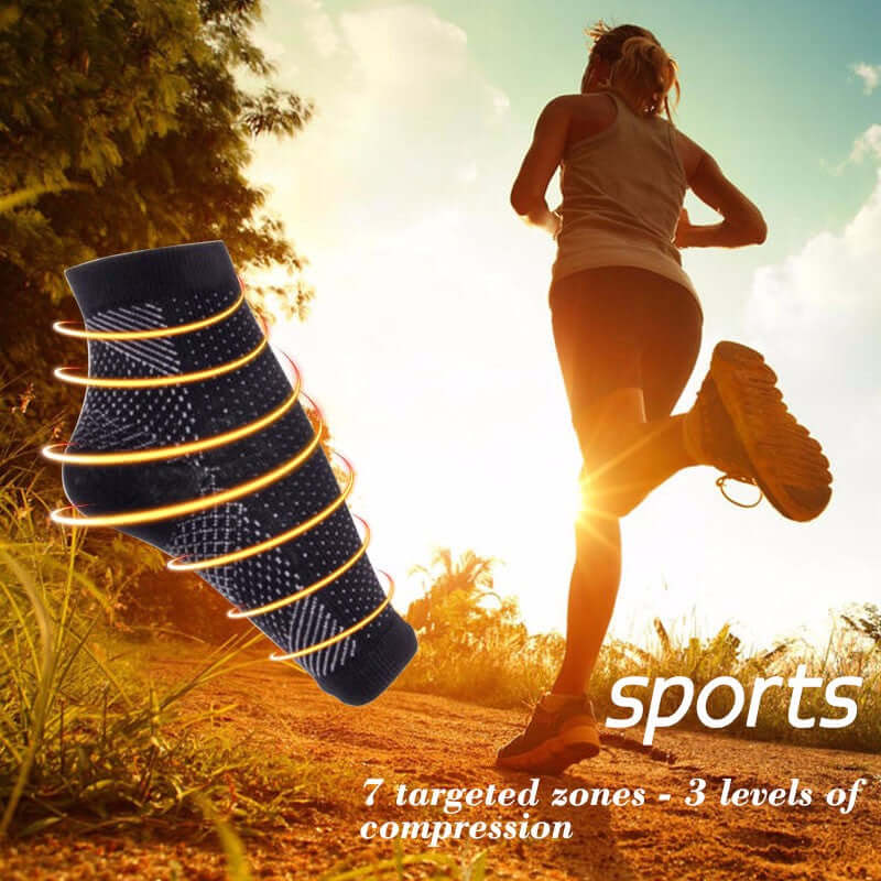 Anti-Fatigue Compression Sock for Improved Circulation, Swelling,