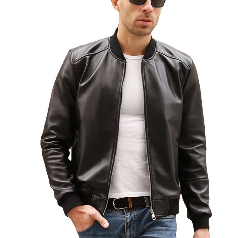 Jorah Men's Classic Bomber Leather Jacket-0