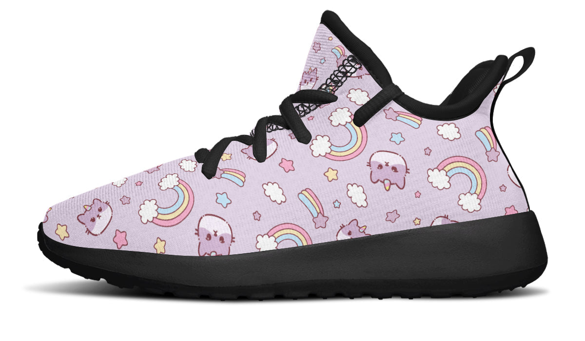 Kids Shoes Sneakers Rainbow And Cats-2