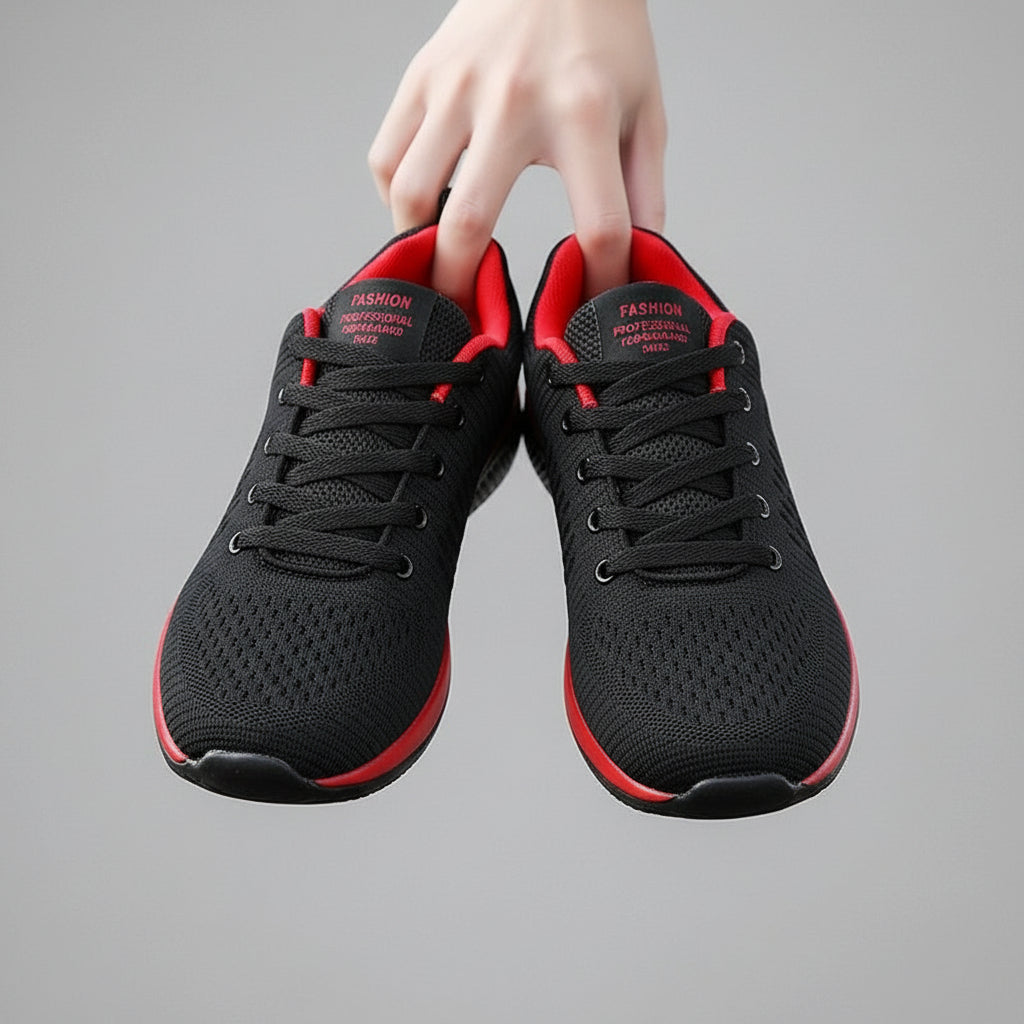 Men’s Lightweight Running Sneakers – Breathable Mesh Athletic Shoes