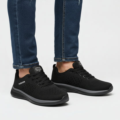 Men’s Lightweight Running Sneakers – Breathable Mesh Athletic Shoes