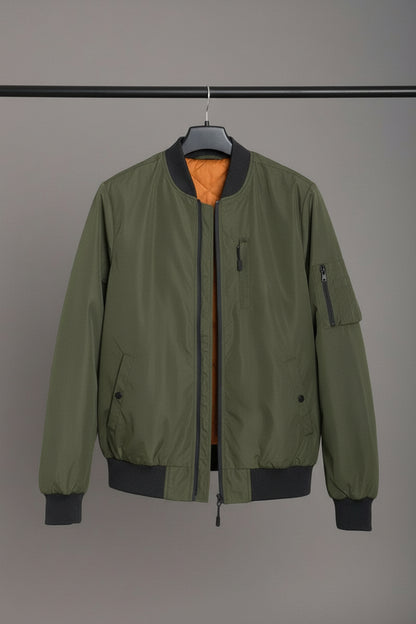 Men’s Slim Fit Waterproof Vinyl Windbreaker Jacket