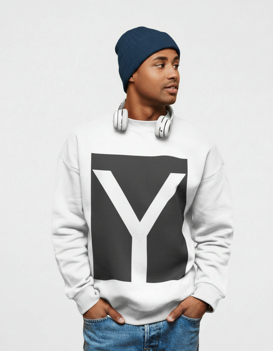 Men’s Y Logo Crewneck Sweatshirt