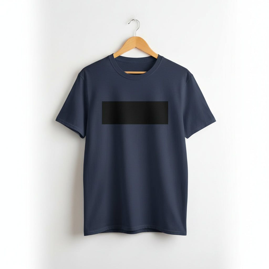 Mens Black Colorblock T-Shirt