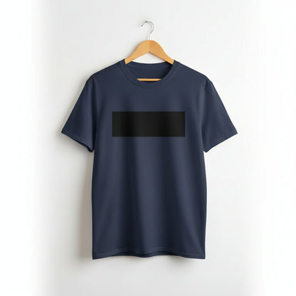 Mens Black Colorblock T-Shirt