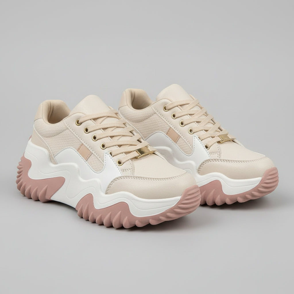 Summer Women’s Thick Bottom Canvas Sneakers – Breathable Casual Shoes