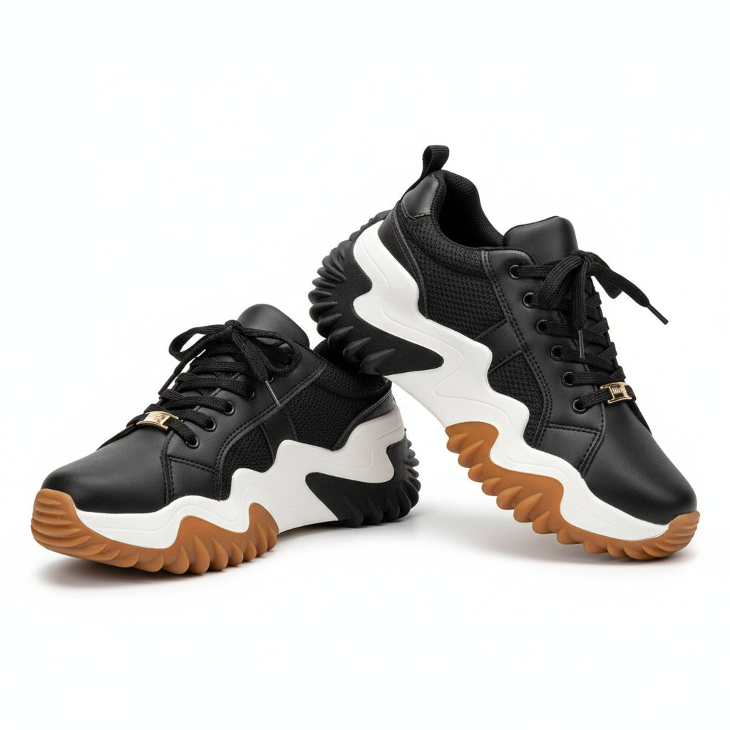 Summer Women’s Thick Bottom Canvas Sneakers – Breathable Casual Shoes