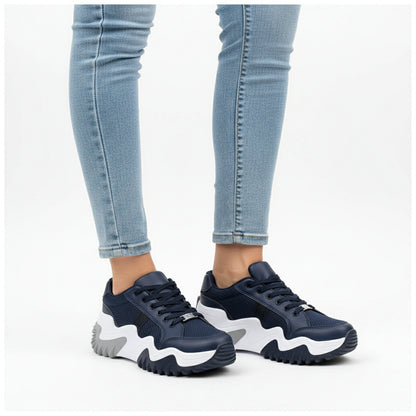 Summer Women’s Thick Bottom Canvas Sneakers – Breathable Casual Shoes