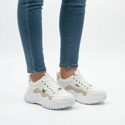 Summer Women’s Thick Bottom Canvas Sneakers – Breathable Casual Shoes