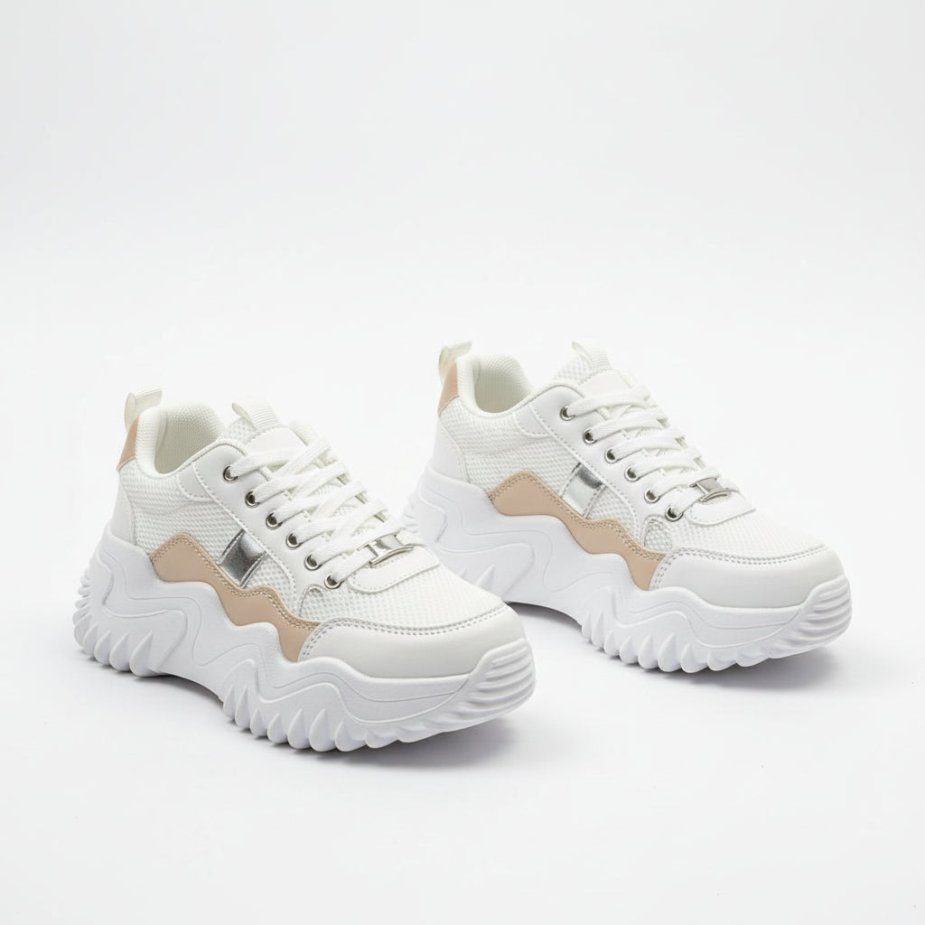 Summer Women’s Thick Bottom Canvas Sneakers – Breathable Casual Shoes