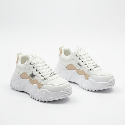 Summer Women’s Thick Bottom Canvas Sneakers – Breathable Casual Shoes