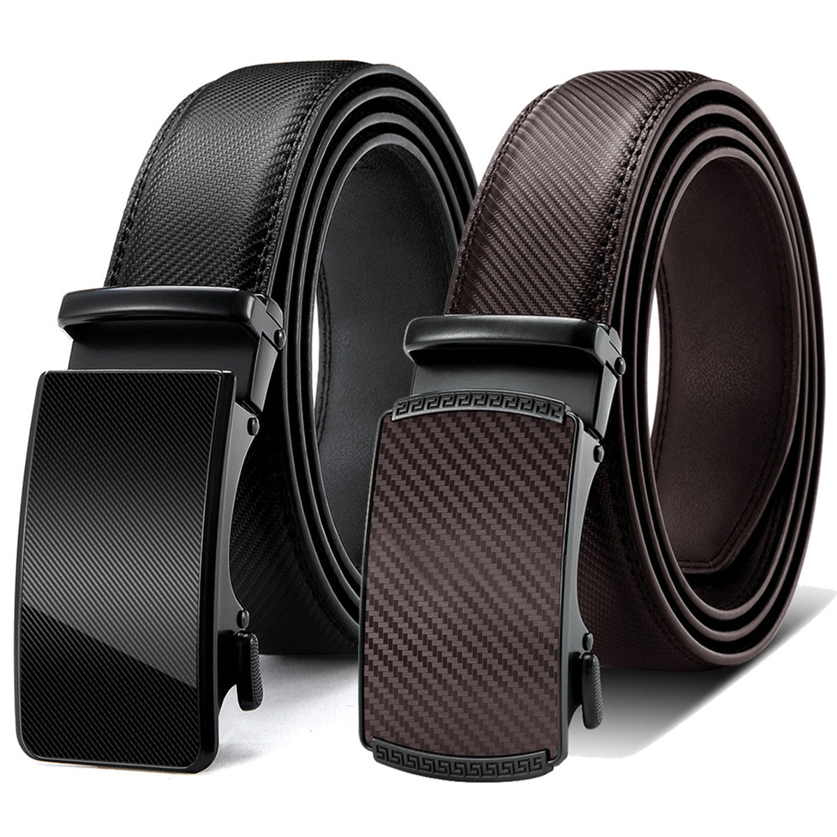 Ratchet Belt with Genuine Leather, Jeans Belt for men