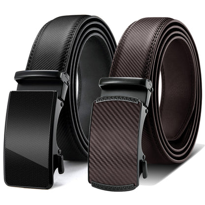 Ratchet Belt with Genuine Leather, Jeans Belt for men