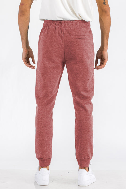 Rose Gold Men’s Heathered Cotton Sweatpants