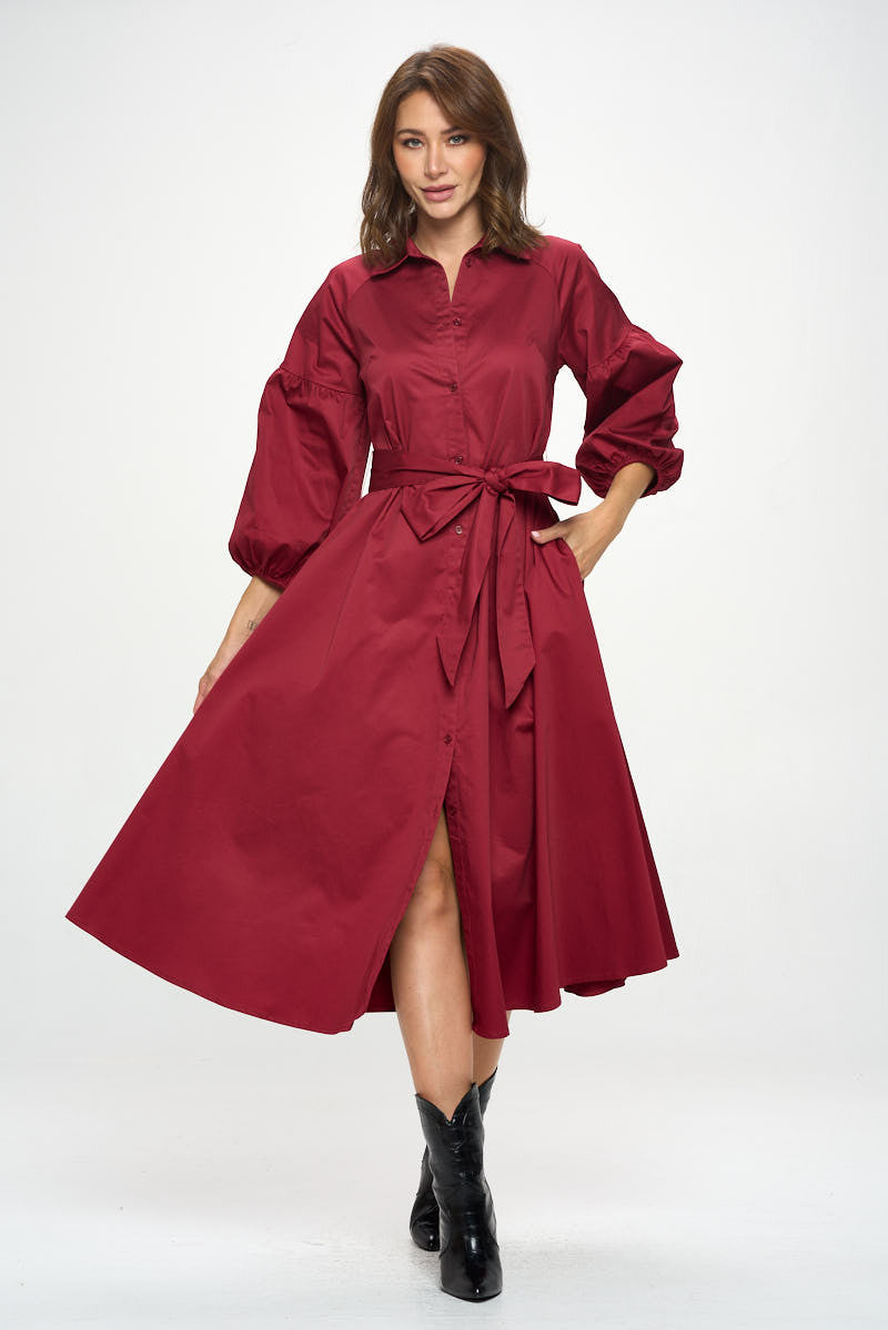 Maxi Shirt Dress-2