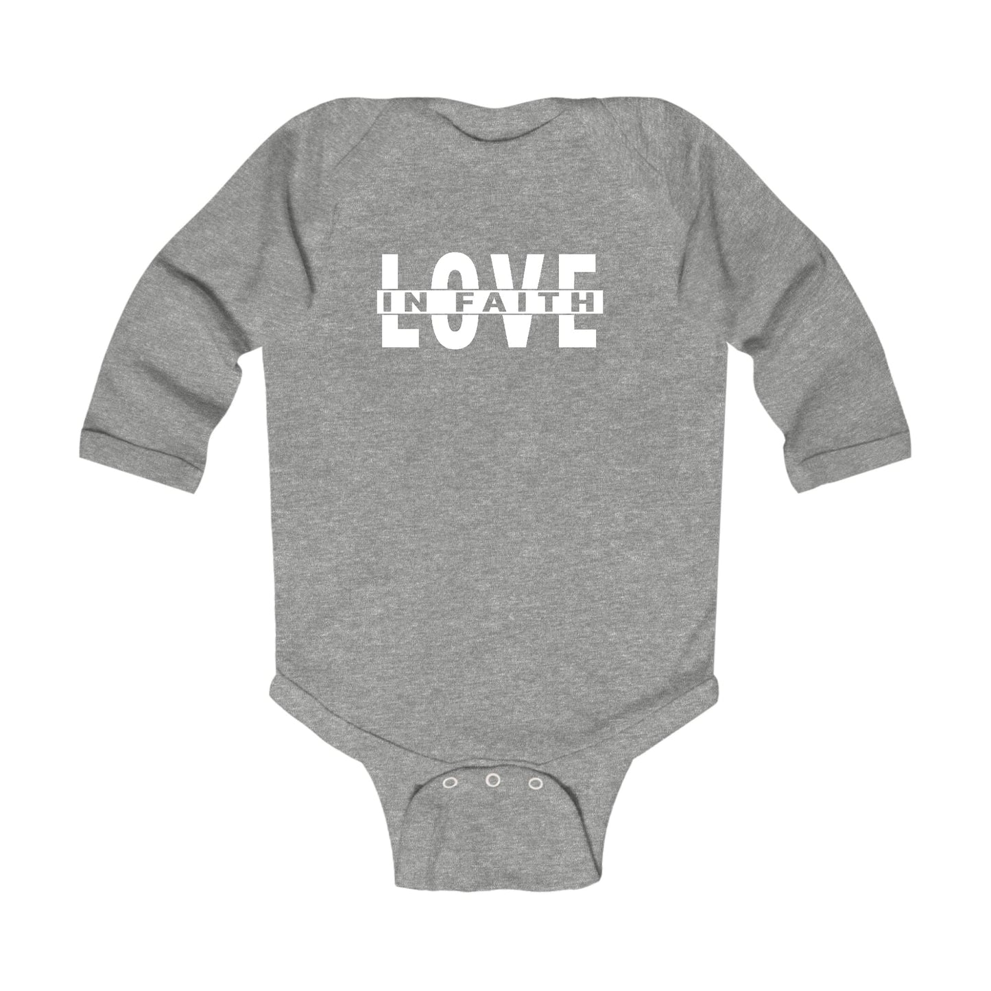 Infant Long Sleeve Graphic T-shirt, Love in Faith-4