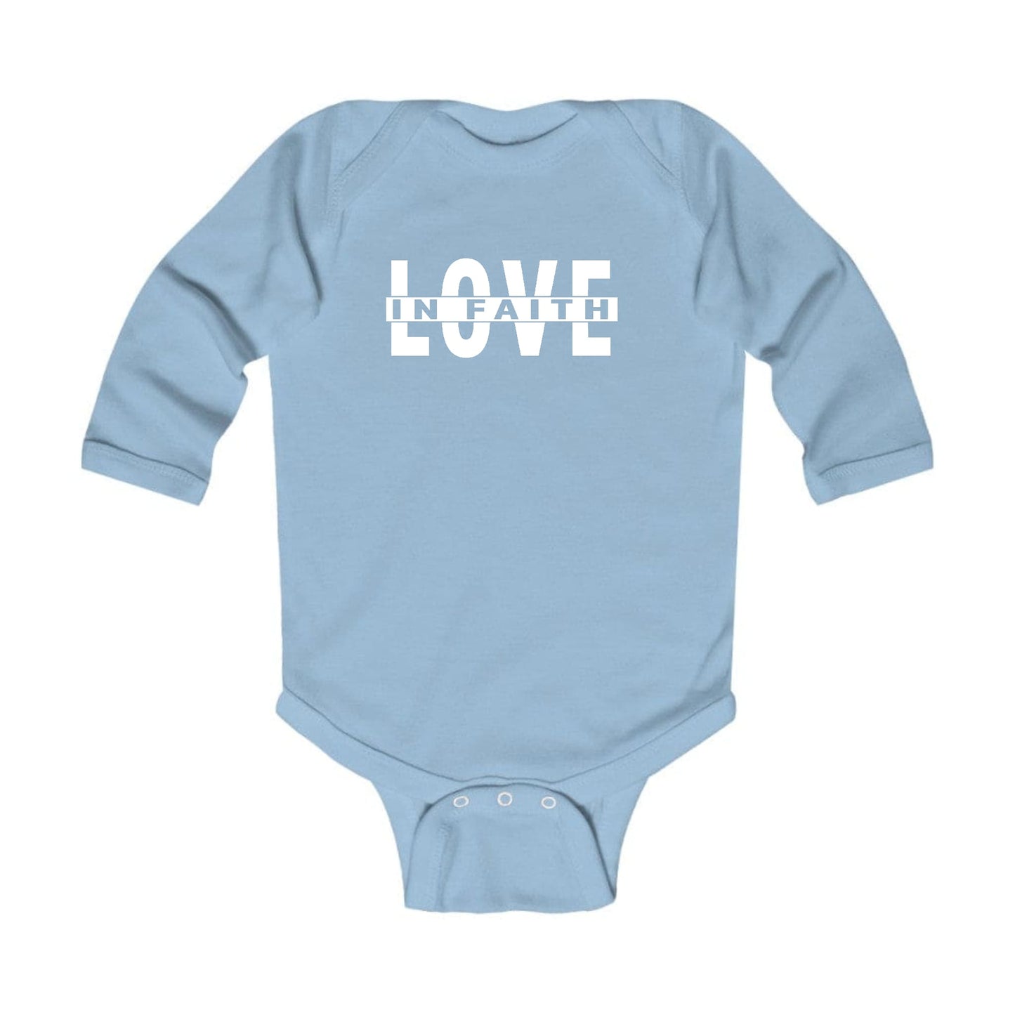 Infant Long Sleeve Graphic T-shirt, Love in Faith-5