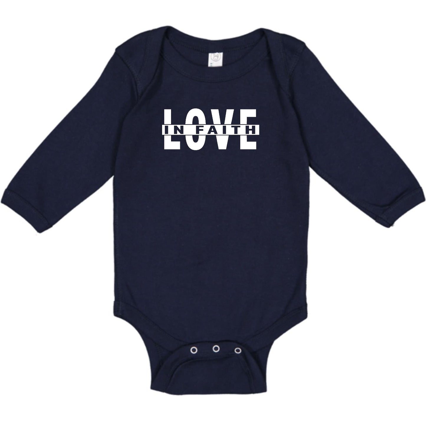 Infant Long Sleeve Graphic T-shirt, Love in Faith-7