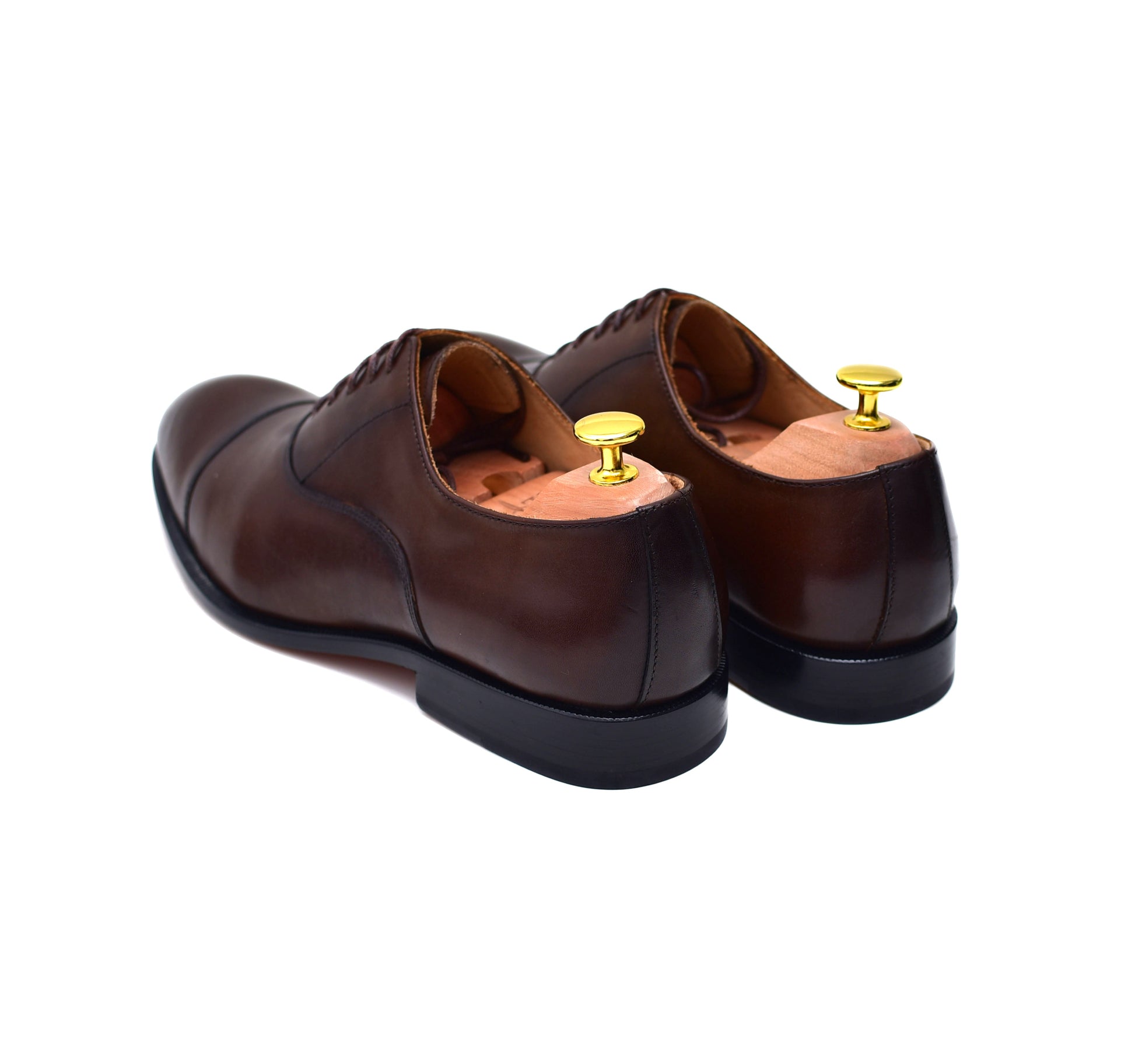 Henry - Brown Cap-toe Shoes-2