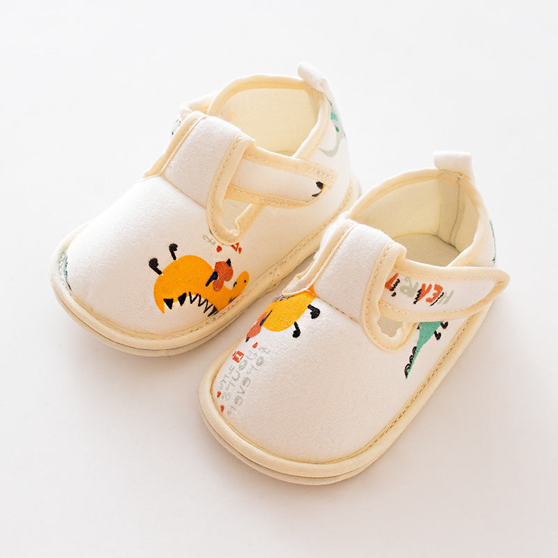 Baby Cartoon Soft Antiskid Hook And Loop Baby/Toddler Shoes Low-6